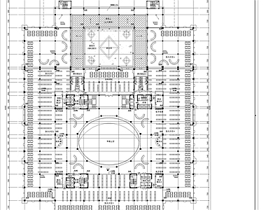 现代学校建筑 图书馆 施工图