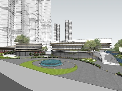 现代商场建筑 现代商业综合体