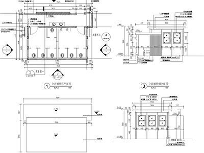 现代公厕 施工图
