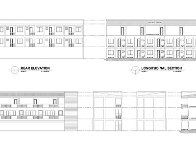 现代住宅楼建筑 公寓结构图纸 人才公寓 自建房 施工图