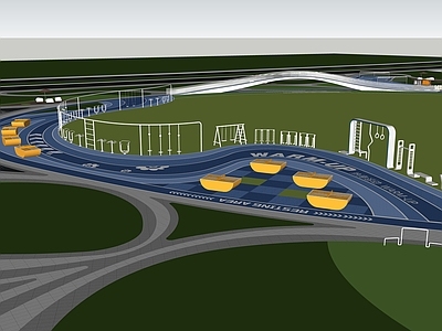 现代体育公园 现代 市政公园 运动公园 公园