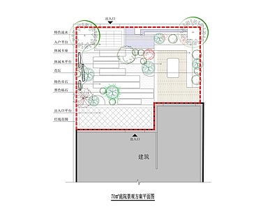 现代庭院 别墅景观 园景观 私家 园 别墅 施工图