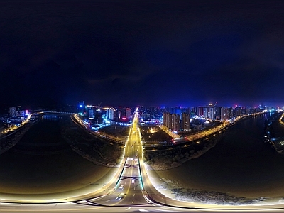 现代城市HDR 城市夜景HDR