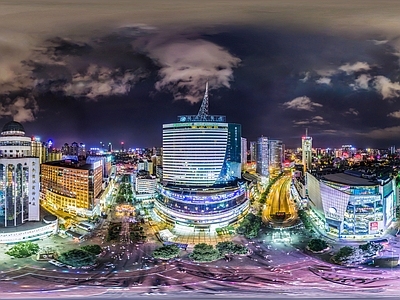 现代城市HDR 城市夜景HDR