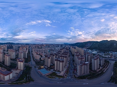 现代城市HDR 城市黄昏HDR