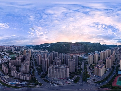 现代城市HDR 城市黄昏HDR