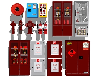 现代工业消防栓 设备 灭火器设备