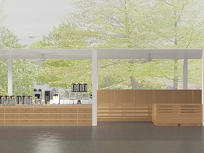 现代茶叶店 茶叶 柜体 饮品