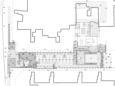 现代庭院 现代展厅 施工图
