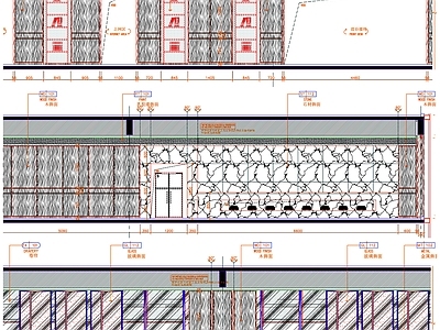 现代工装图库 立面图 工装立面 立面 工装 施工图 工装图库