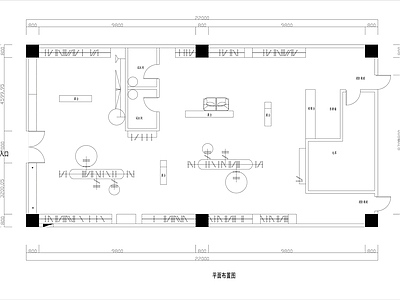 现代服装店 服装店设计平面图 服装店展 施工图