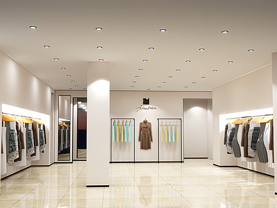 现代服装店 服装店 女装店 店面