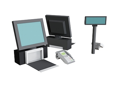 现代收银台 买单台