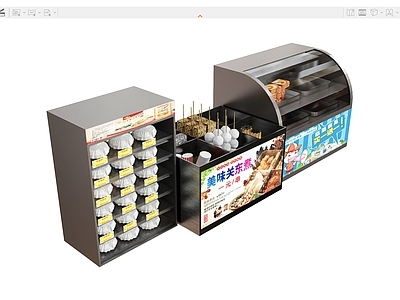 家用电器组合 蒸包柜 熟食展示柜 关东煮机