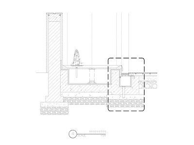 现代中式庭院 宅间园立面景墙 施工图