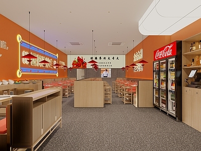现代其他餐饮空间 现代炒鸡店