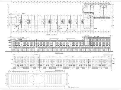 现代商业街 某商业步行街建筑 施工图