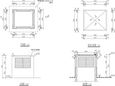 现代其他公共建筑 竖井 施工图