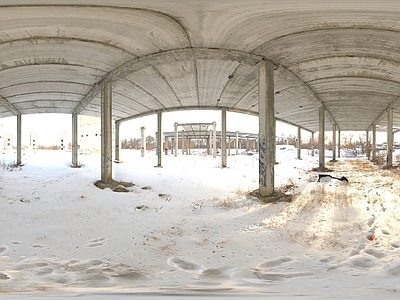 复古中古小区HDR 室外空地HDR 废弃建筑空地