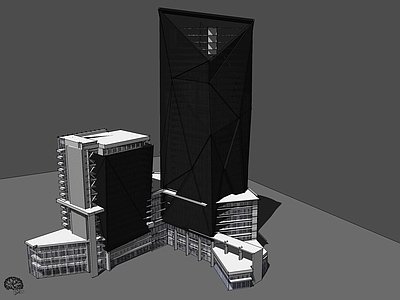 现代其他商业建筑 商业住宅楼
