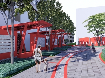 现代广场景观 乡村广场 党建广场 健身广场 文化广场