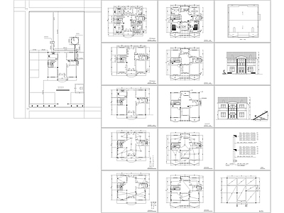 现代住宅楼建筑 住宅建筑 自建房 人才公寓 施工图