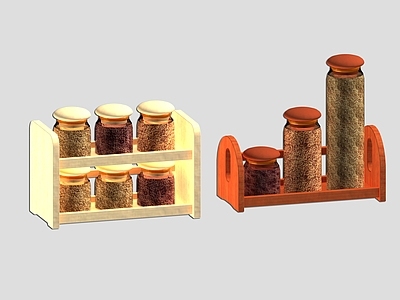 厨房用品组合 调料瓶 调味瓶 用品 玻璃瓶 香料瓶