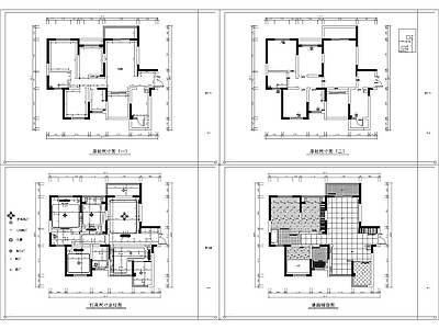 公寓 地中海风格 110平大公寓 施工图
