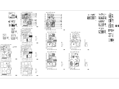 现代室内景观 卧龙山水绿都室内 装修图 施工图