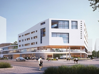 现代学校建筑 深圳学校 中小学