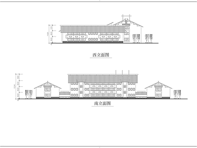 现代会所 园林会所 施工图
