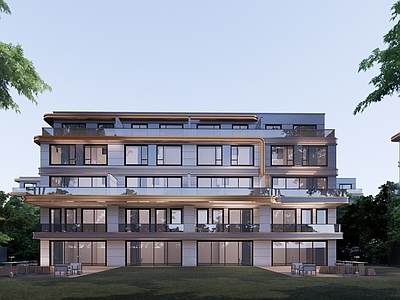现代多层住宅 现代多层住宅