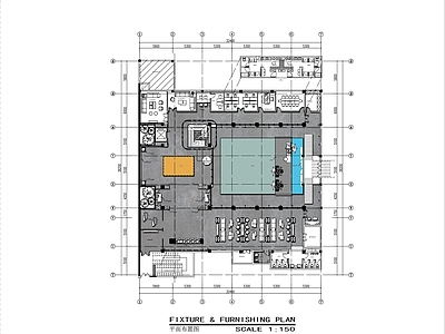 现代轻奢会所 南京高端售楼部 施工图