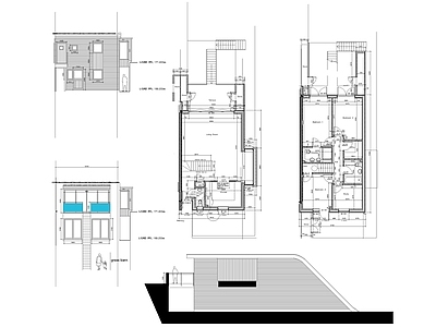 现代住宅楼建筑 迷你屋建筑图纸 人才公寓 施工图