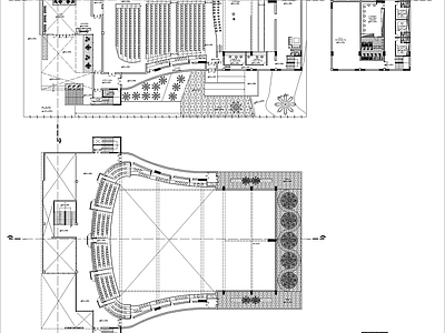 现代住宅楼建筑 剧院项目图纸 自建房 人才公寓 施工图