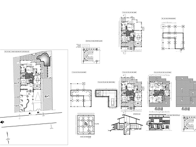 现代住宅楼建筑 建筑房子图纸 施工图