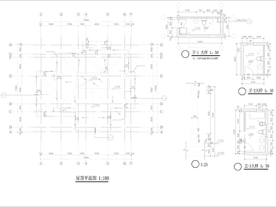 现代住宅楼建筑 建筑房子图纸 施工图