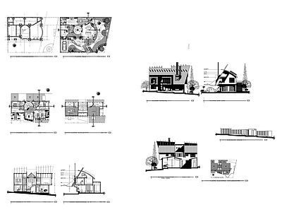 现代住宅楼建筑 建筑房子图纸 施工图