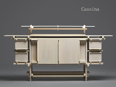 现代侘寂其他柜子 cassina 装饰柜 展示柜 餐边柜 桦木柜子