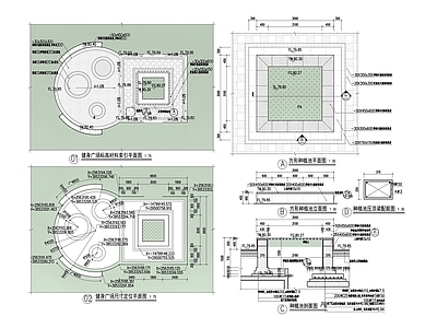 现代其他景观 健身广场 儿童运动区 施工图