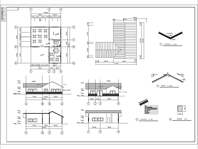 其他餐饮空间 茶社设 施工图
