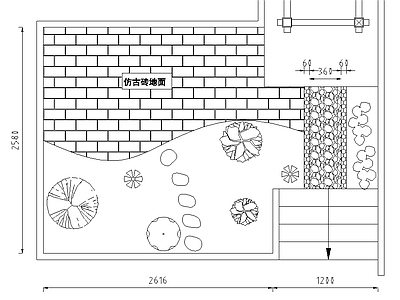 现代新中式庭院 别墅 私家 别墅景观 园 施工图