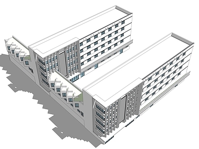 现代学校建筑 教学楼