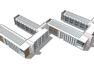 现代学校建筑 教学楼