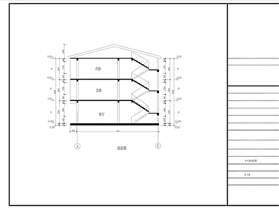 现代新中式住宅楼建筑 农村自建房 自建房地块审批 自建房图纸留档 自建 施工图