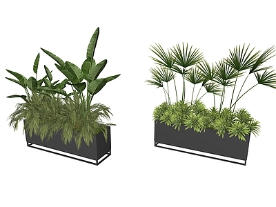灌木 花箱 移花箱 户外绿植花箱 植物组合