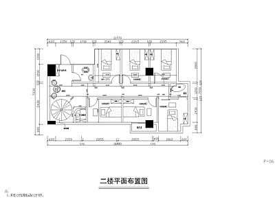 美容院 美容美发装修 施工图