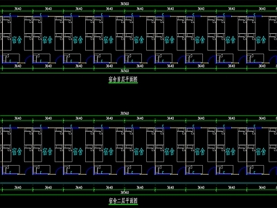 现代集装箱 活动板房 施工图