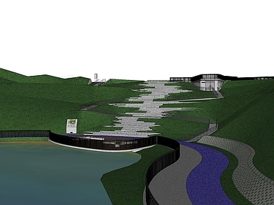 现代山 山体公园 高差 公园