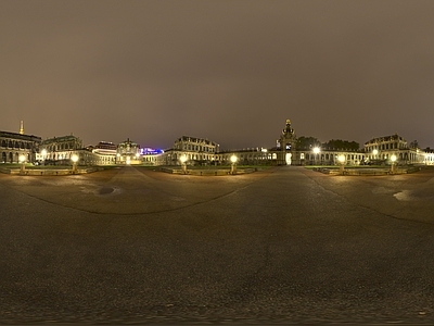 意式轻奢城市HDR 茨温格之夜 城市广场HDR 城市夜景HDR 城市黄昏HDR